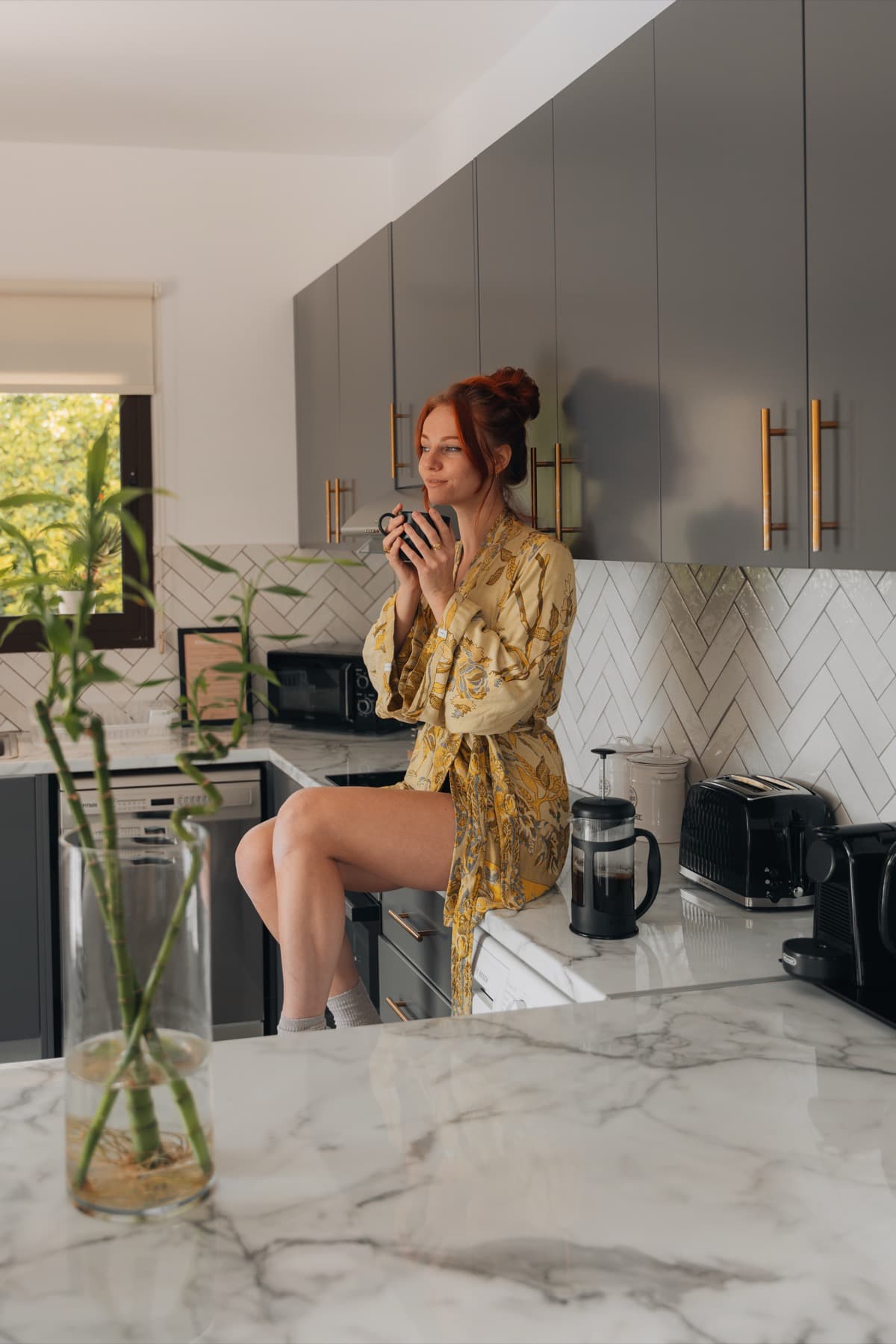 Stylish modern kitchen interior at a Nomads-managed property